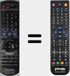 Replacement remote control for N2QAYB000150