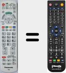 Replacement remote control for N2QAYB000785