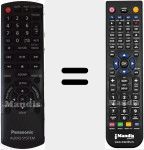 Replacement remote control for N2QAYB001018