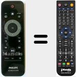 Replacement remote control for 996510045455