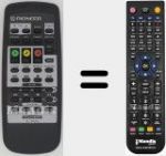 Replacement remote control for AXD7110 (CU-XR032)