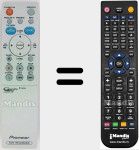 Replacement remote control for VXX3129