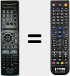 Replacement remote control for AXD7732 (8300773200010S)