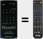 Replacement remote control for PWW1175