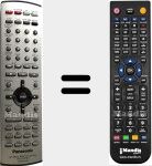 Replacement remote control for EUR7623X40