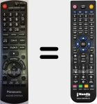 Replacement remote control for N2QAYB000429