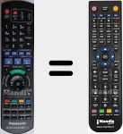 Replacement remote control for N2QAYB000759