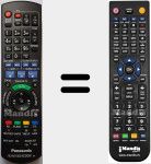 Replacement remote control for N2QAYB000986
