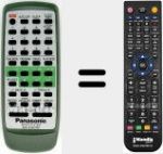 Replacement remote control for RAK-SC981WK