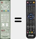 Replacement remote control for EUR765108A