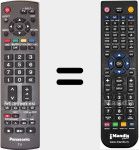 Replacement remote control for EUR7651120