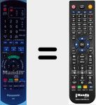 Replacement remote control for N2QAYB000272