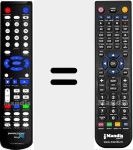 Replacement remote control for Peekbox3