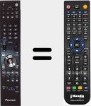Replacement remote control for AXD1562