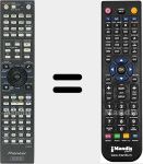 Replacement remote control for AXD7616
