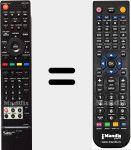Replacement remote control for VXX3221