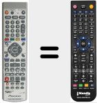 Replacement remote control for 07660LW010