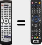 Replacement remote control for AXD7440