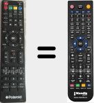 Replacement remote control for TDL22F4PR001