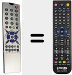 Replacement remote control for TM3602 (631020001541)