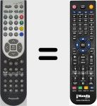 Replacement remote control for RC1900 (20509676)