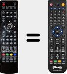 Replacement remote control for QLE26D11HM4-TL