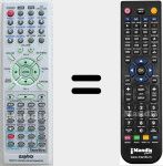 Replacement remote control for RB-TS3000STXE
