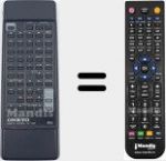 Replacement remote control for RC-259S