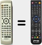 Replacement remote control for RC-505M (24140505)