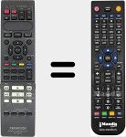 Replacement remote control for RC-D0713
