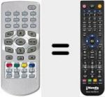 Replacement remote control for RC 1091 (30044625)