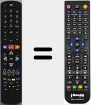 Replacement remote control for RC310 (04TCLTEL0225)