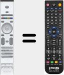 Replacement remote control for RC440401EU (242254900993)
