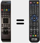Replacement remote control for RC4800