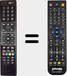 Replacement remote control for RC 4846 (30076687)