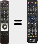Replacement remote control for RC5110 (20547790)