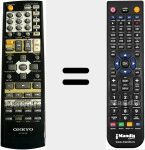 Replacement remote control for RC681M (24140681)