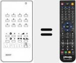 Replacement remote control for RM-501