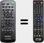 Replacement remote control for RM-ANU032 (A1519800A)