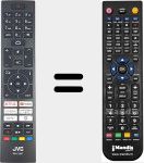 Replacement remote control for RM-C3607 (23799044)