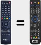 Replacement remote control for RM-E09