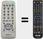 Replacement remote control for RM-SCP300 (147670511)