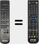 Replacement remote control for RM-U265 (147363311)