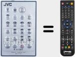 Replacement remote control for R.A.Edit (RM-V712U)
