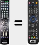 Replacement remote control for RM-AAL004 (147402711)