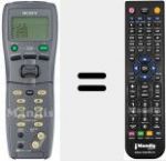 Replacement remote control for RM-LJ304
