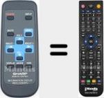 Replacement remote control for RRMCG1003MPPZ