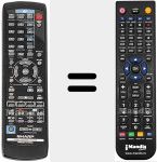 Replacement remote control for RRMCGA137AWSA