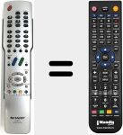 Replacement remote control for GA 290 WJSA (RRMCGA290WJSA)