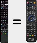 Replacement remote control for RRMCGA902WJSA